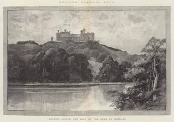 Belvoir Castle, the Seat of the Duke of Rutland